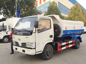 【国五】东风小霸王挂桶式垃圾车
