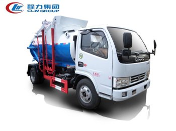 【国五】东风小多利卡圆罐5立方餐厨垃圾车